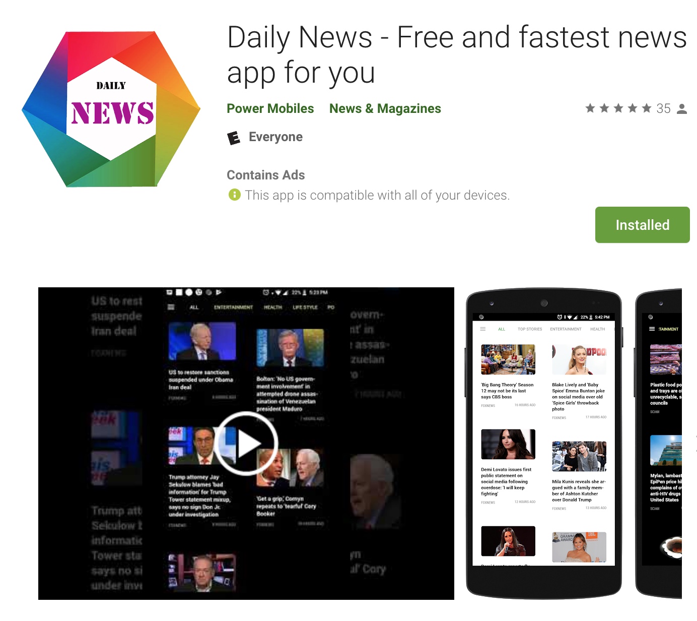 Daily News - Free App