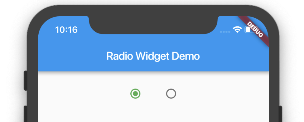 Flutter - Radio Widget