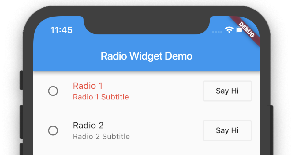 Radio, RadioListTile in Flutter – Android & iOS. – MOBILE PROGRAMMING